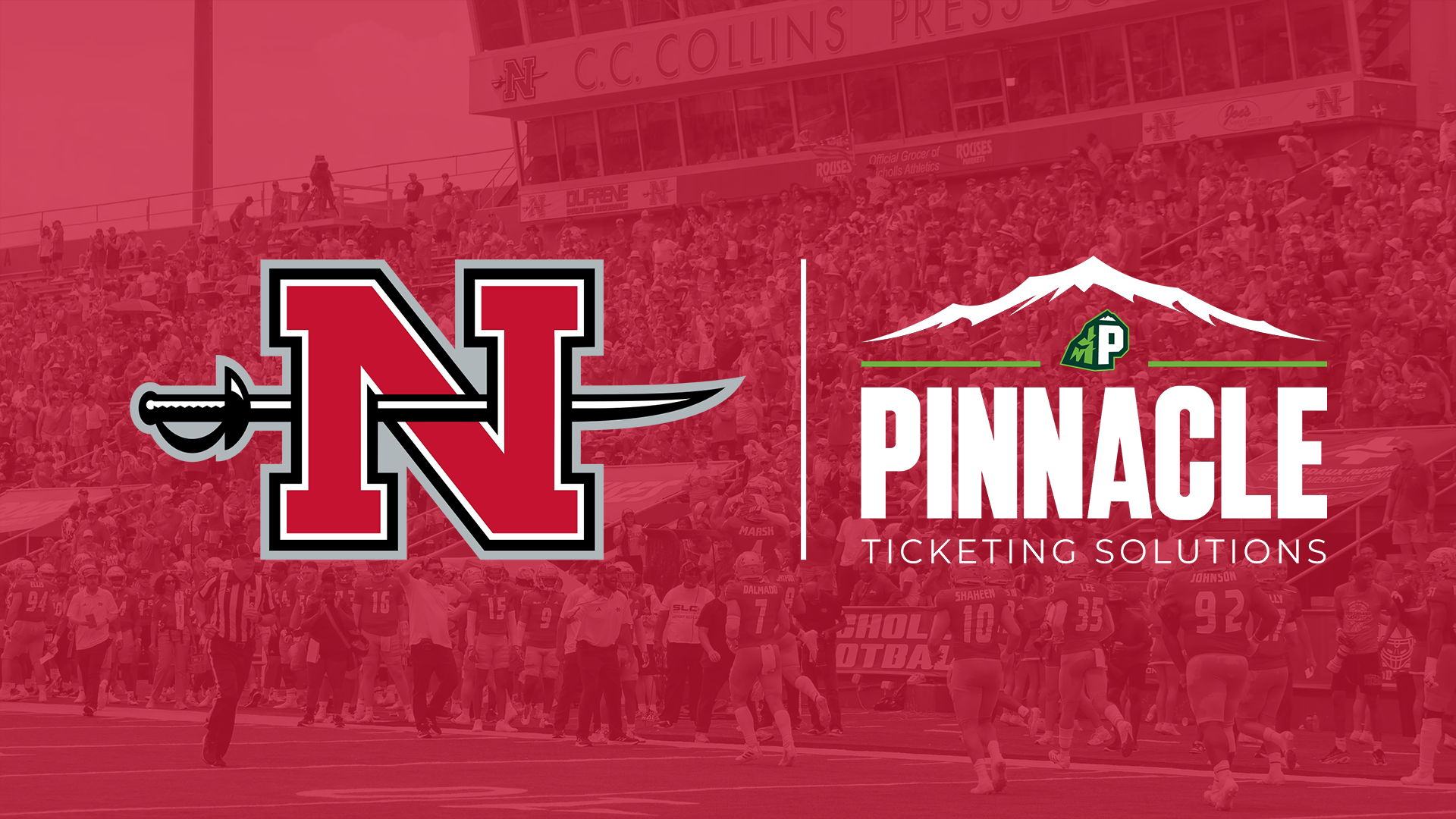 Nicholls Athletics Announces Ticketing Partnership with Peak Pinnacle
